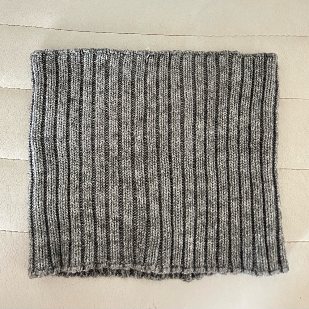 Brandy Melville Grey Ribbed Knit Tube Top